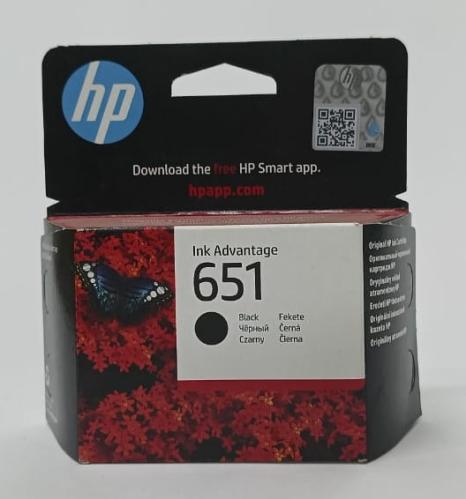 حبر أتش بي أصلي - لون أسود HP 651