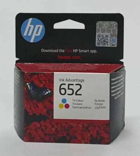 حبر أتش بي أصلي - ملون - HP 652
