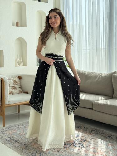 فستان سيواي قطعتين مطرز