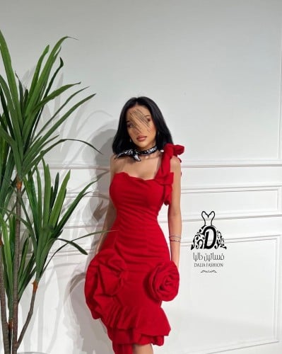 فستان سهره قصير مورد كسرات فخمه