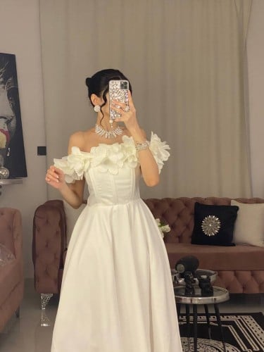 فستان العيد ناعم ورود باربي