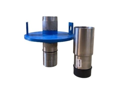 فلنجه قطر 10 بوصه مع تحويلات ستيل لبيبات بلاستيك 1...