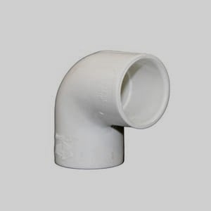 كوع 4 بوصة بلاستك