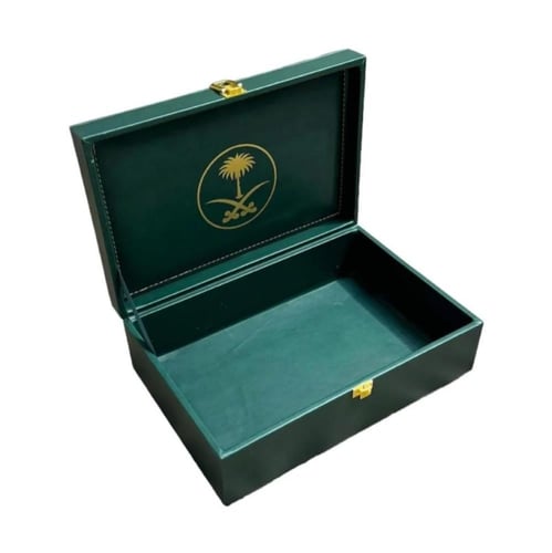 علبة جلد متعددة الألوان سيفين ونخلة حجم ثمن كيلو