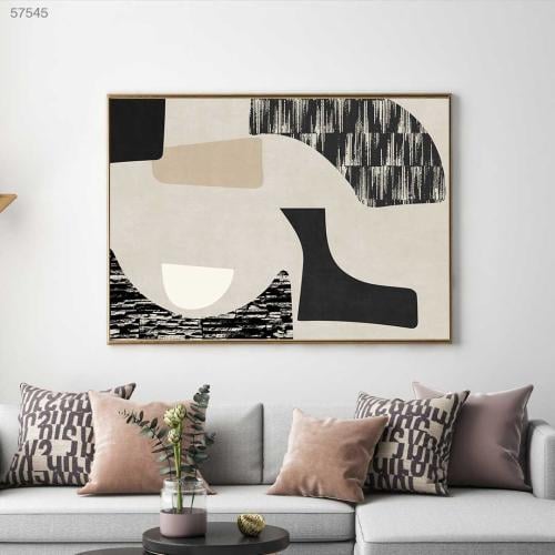 لوحات فن تجريدي بأسلوب بسيط