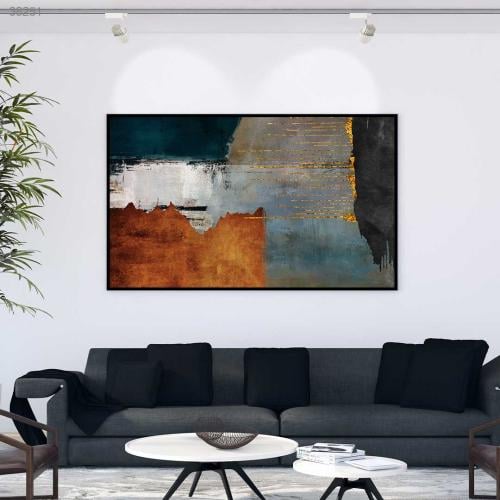 لوحة فن تجريدي فاخرة للديكور