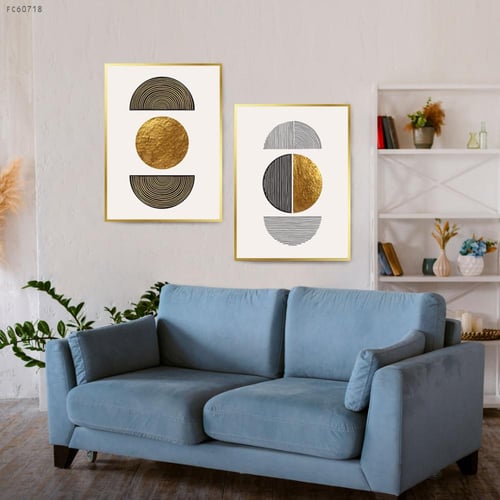 لوحات ثنائية فنية جدارية مودرن