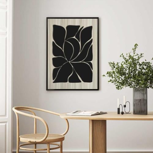 لوحة خشبية مع اكريليك