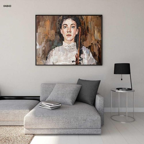 لوحات فن تجريدي انثوية