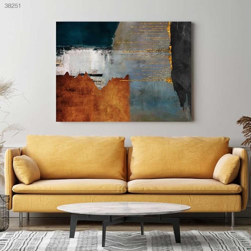 لوحة فن تجريدي فاخرة للديكور