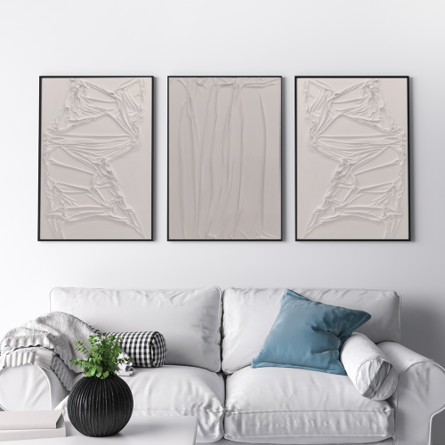 لوحة جبسية ثلاثية