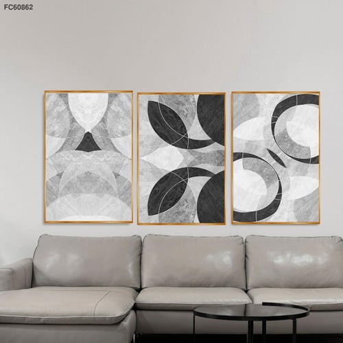 لــــوحات ثلاثية - فـن تجـــريدي