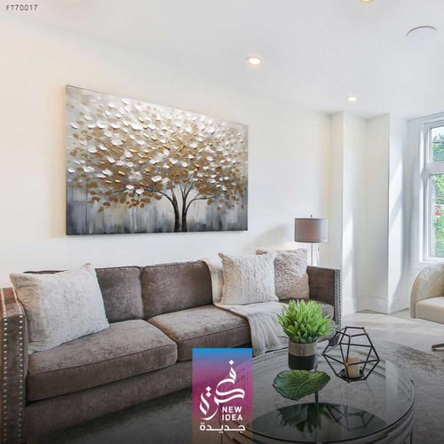 لوحات فنية تجريدية للأماكن الفاخرة