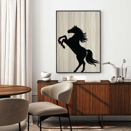 لوحة خشبية مع اكريليك