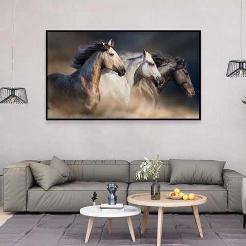 لــــوحات جدارية -خيول