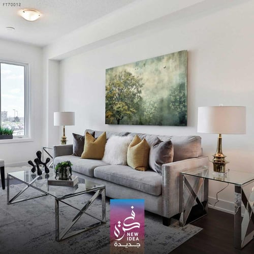 لوحة فنية تصميم تجريدي عصري