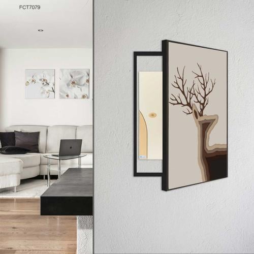 لوحة ديكور لإخفاء الطبلون للمنزل