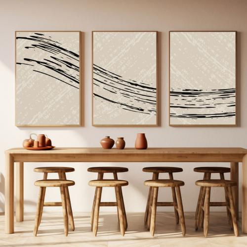 لوحات جدارية مودرن ثلاثية