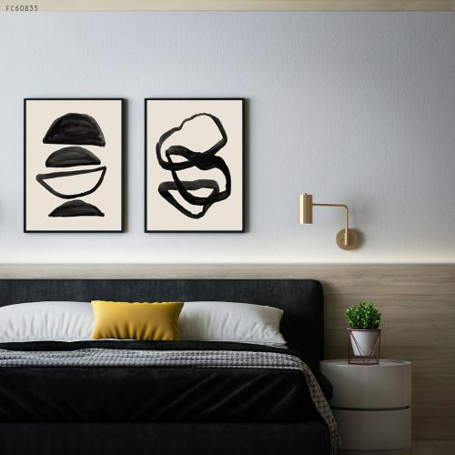 لوحات حائط ثنائية مودرن أنيقة