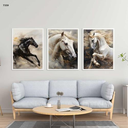 لــــوحات ثلاثية خيل