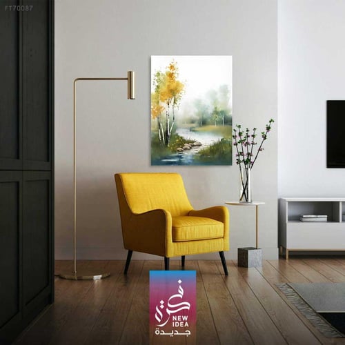 لوحة مستوحاة من جمال الطبيعة