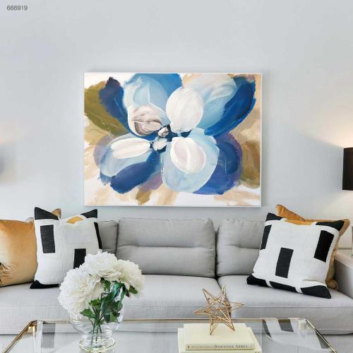 لوحة فن تجريدي مستوحاة من الطبيعة