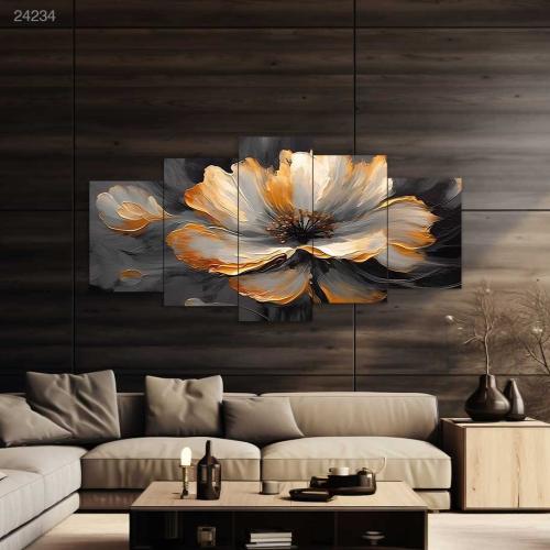 لوحة جدارية مقسمة مودرن بأسلوب فاخر