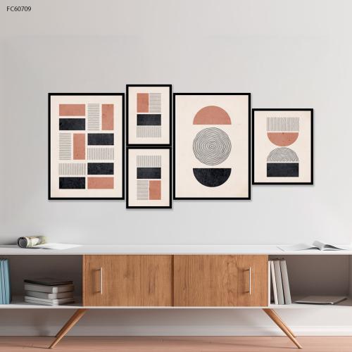 مجموعة لوحات جدارية بمقاسات مختلفة