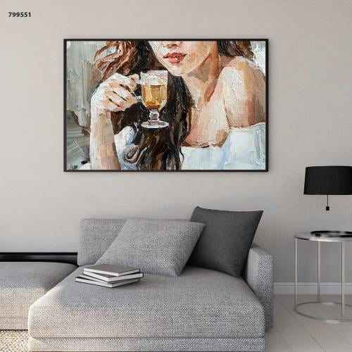 لوحات فنية جدارية انثوية