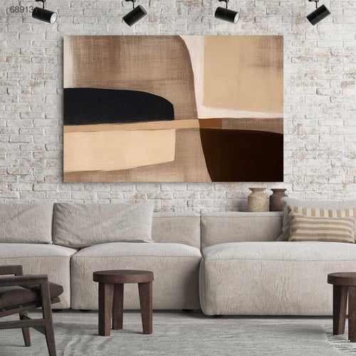 لوحات فن تجريدي ديكور استقبال