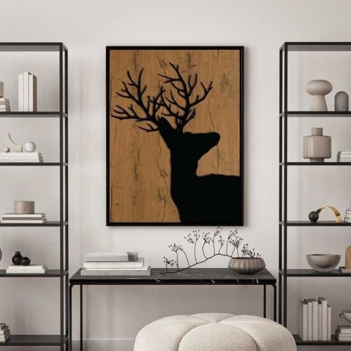 لوحة خشبية مع اكريليك