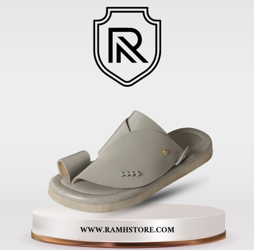 حذاء شرقي - رصاصي مطفي