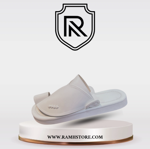 حذاء شرقي - ابيض مطفي