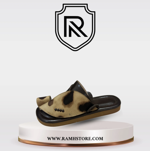 حذاء شرقي - جلد طبيعي شعر