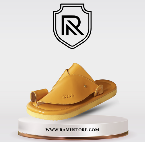 حذاء شرقي - اصفر لامع