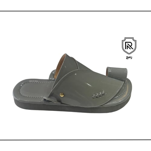 حذاء شرقي - رصاصي لامع