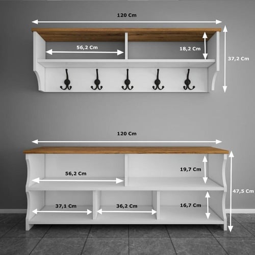مدخل انيق يتكون من قطعتين ESTA