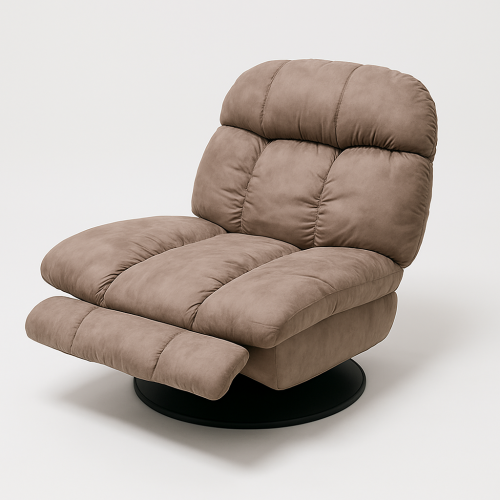 كرسي استرخاء هزاز دوار بني