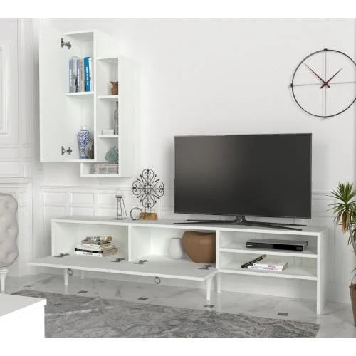 Lavita white TV table