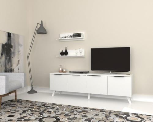 طاولة تلفزيون (صناعة تركية) موديل Mast -Wh