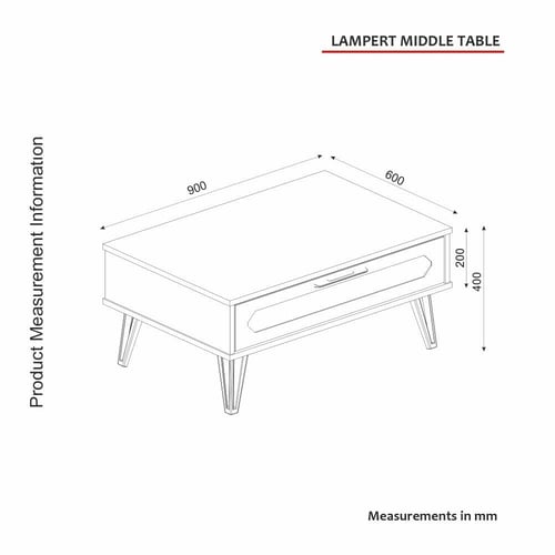 طاولة قهوة تصميم حديث بني