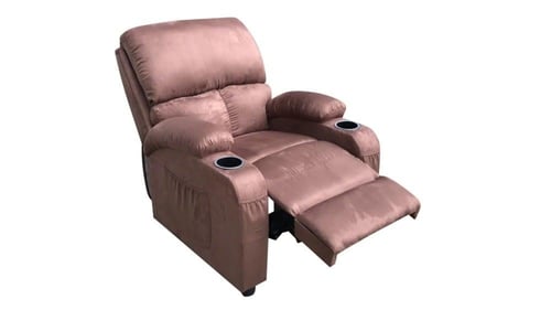 كرسي استرخاء بني