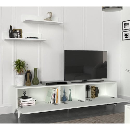 طاوله تلفزيون Mareat ابيض