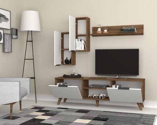 طاولة تلفزيون (صناعة تركية) موديل Moment -W&B