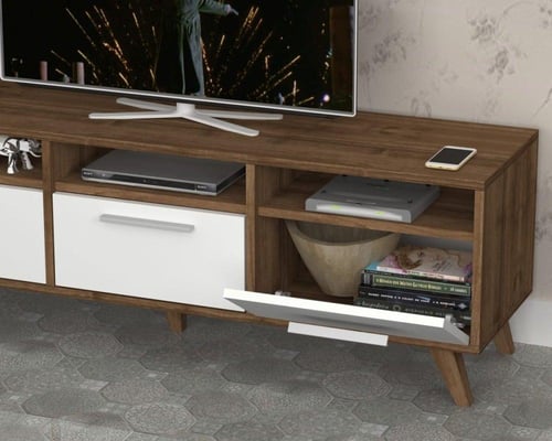 طاولة تلفاز (صناعة تركية) موديل Linea TV