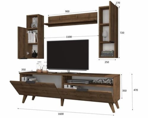 طاولة تلفزيون (صناعة تركية) موديل Ruya