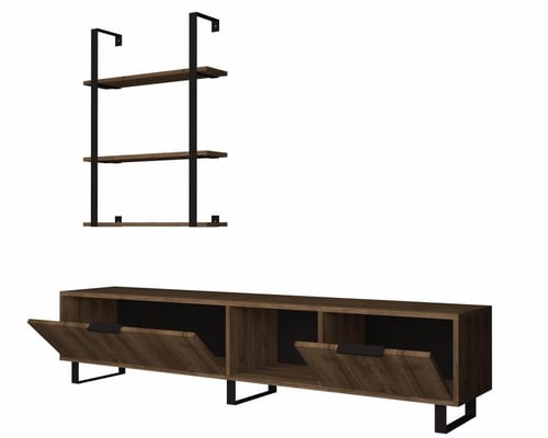 طاولة تلفزيون بني (صناعة تركية) موديل Zenon