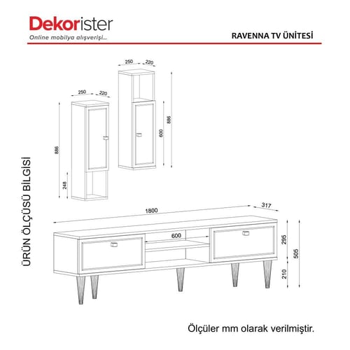 طقم طاولة تلفزيون وطاولة قهوة (صناعة تركية) موديل...