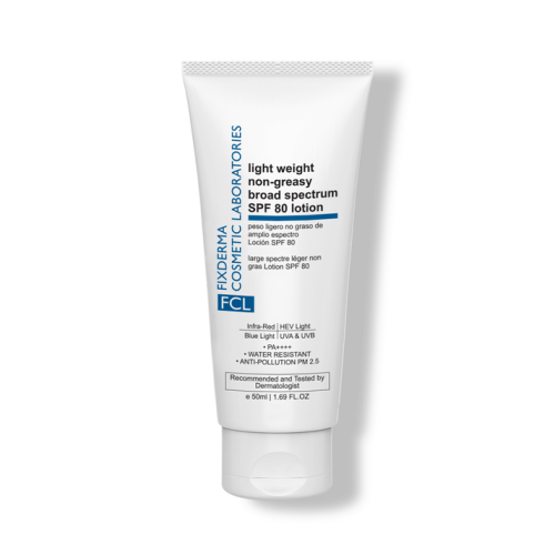 FCL light weight non greasy broad spectrum spf lot...
