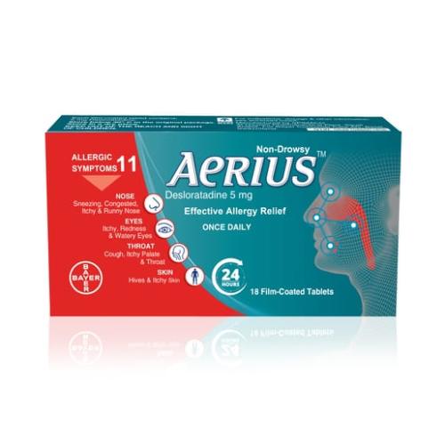 Aerius 5mg 18 tab